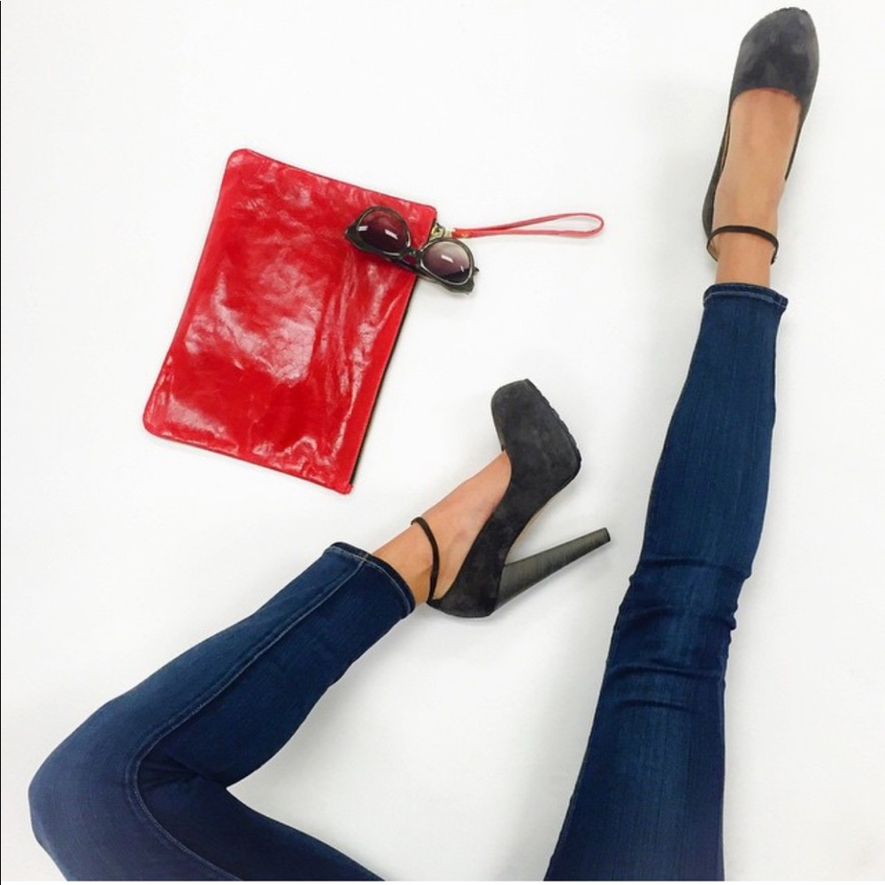 Brian Atwood Dark Brown Suede Pumps